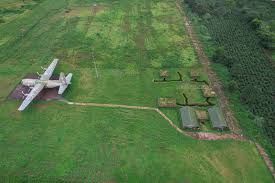 Aircraft relics at Khe Sanh Combat Base