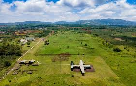 Ta Con Airport from above